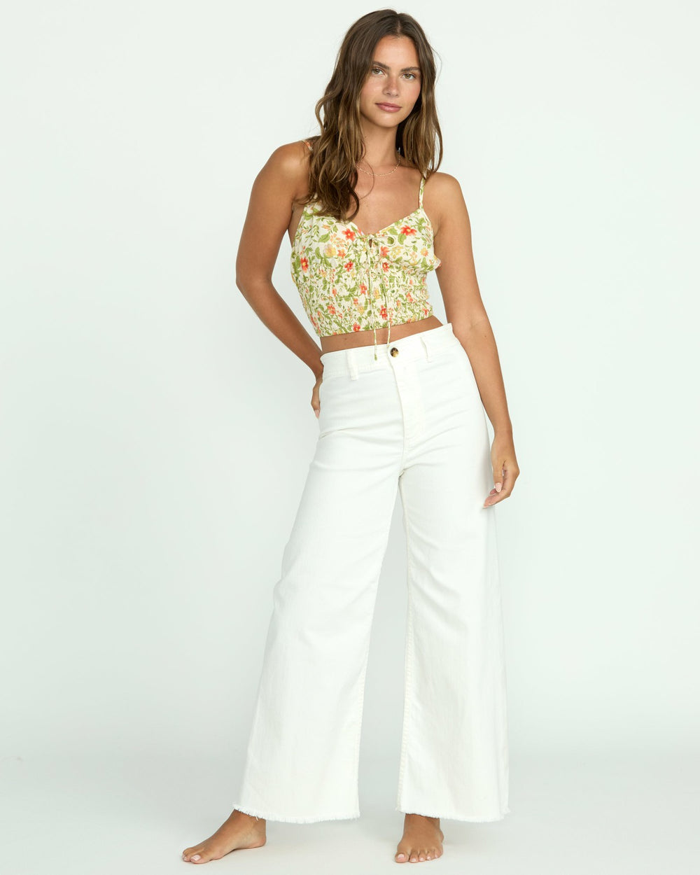 Free Fall High-Waist Pants - Salt Crystal 1 | Billabong Women