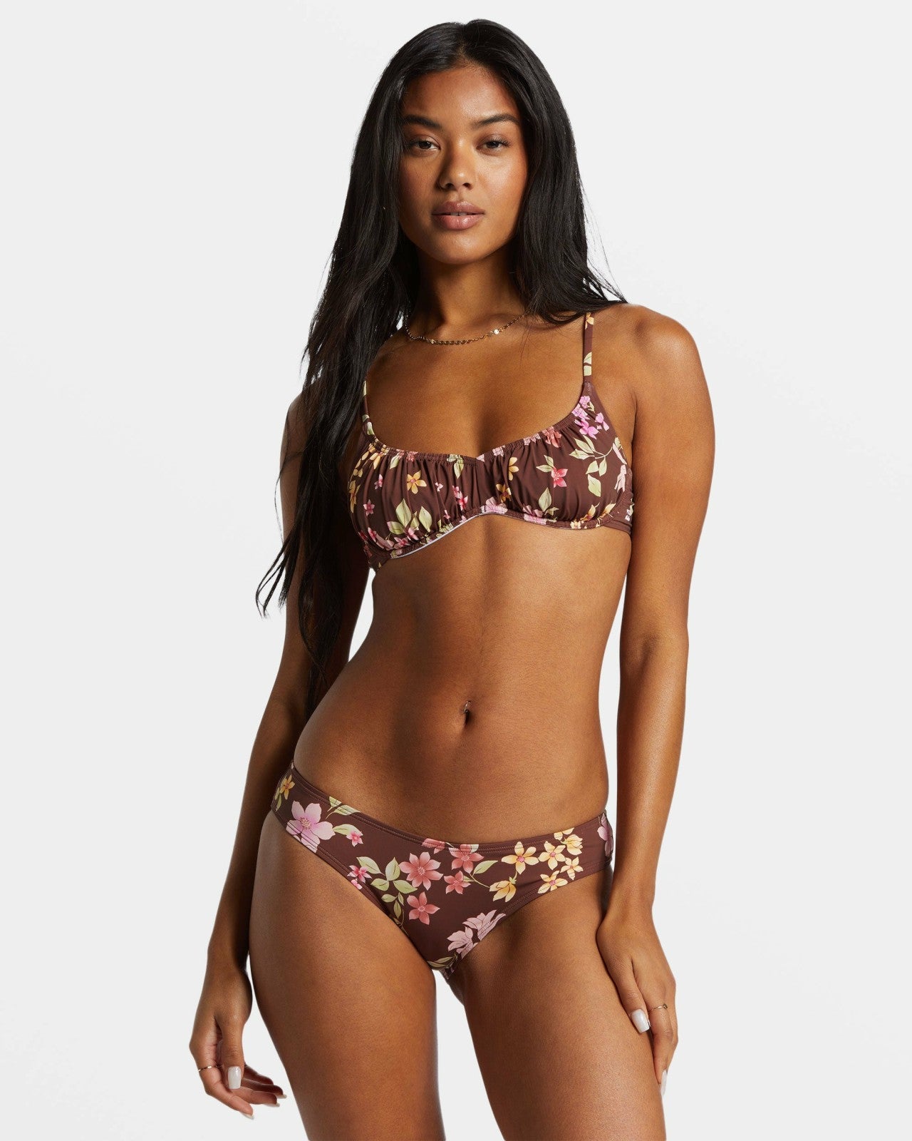 Free To Be Bliss Bralette Bikini Top - Choc Chip | Billabong Women