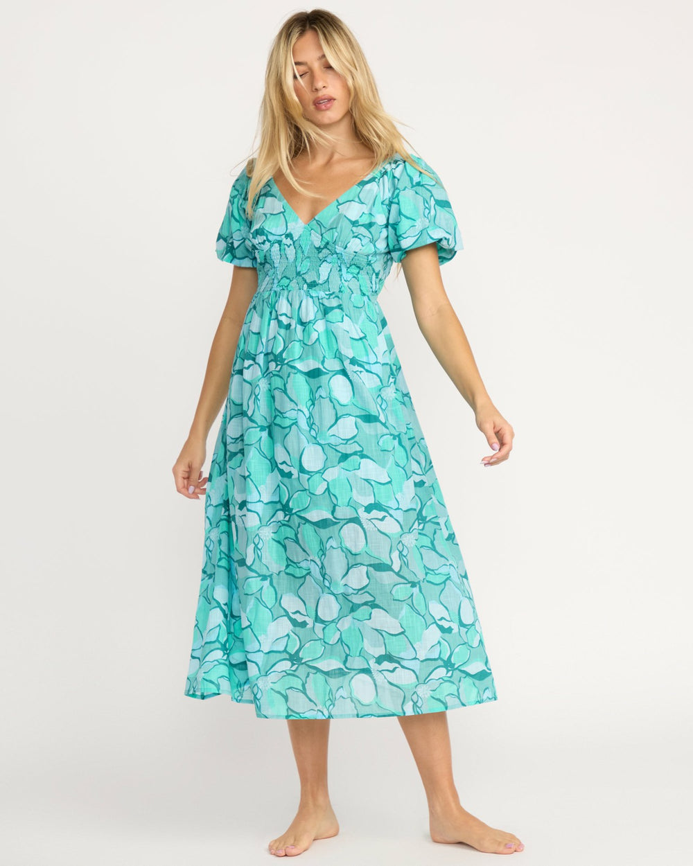 Go Coastal Midi Dress - Blue Bird | Billabong Women
