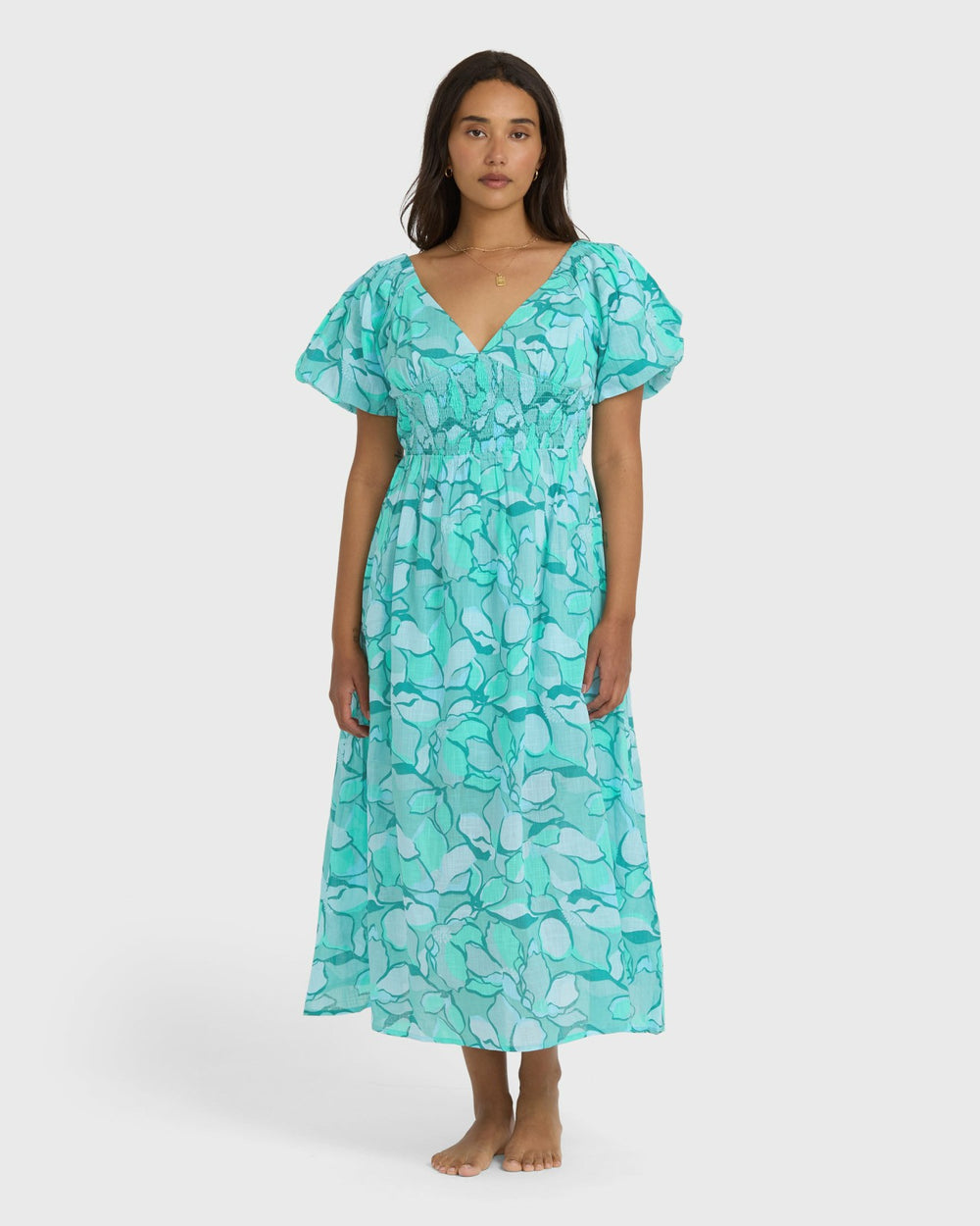 Go Coastal Midi Dress - Blue Bird | Billabong Women