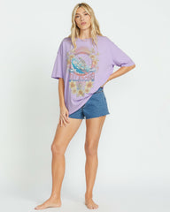 Goes Around Here Tee - Peaceful Lilac | Billabong Women