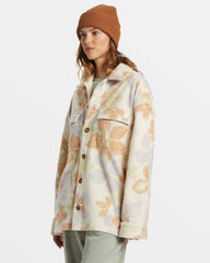 Happy Camper Shacket Button Sweater - Summer Rain | Billabong Women