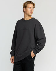 Iconic Emboss Crewneck Sweatshirt - Black | Billabong Men