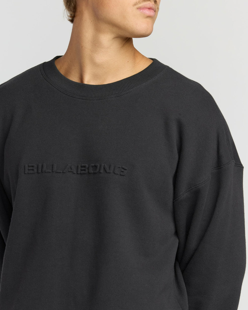Iconic Emboss Crewneck Sweatshirt - Black | Billabong Men