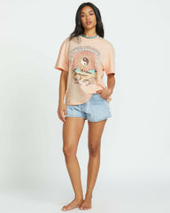 In The Balance Tee - Soft Peach | Billabong Women