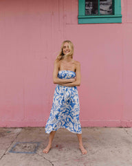 In The Sky Midi Dress - True Blue | Billabong Women