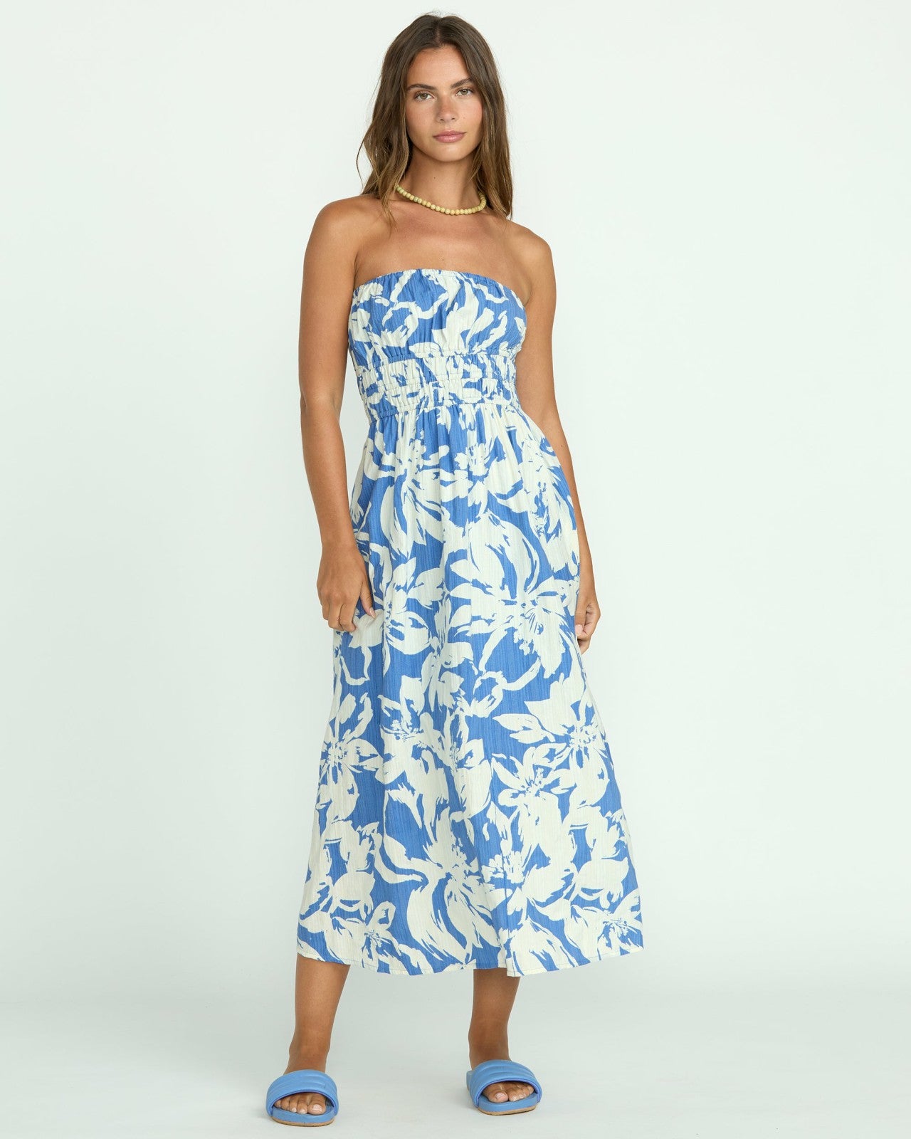 In The Sky Midi Dress - True Blue | Billabong Women