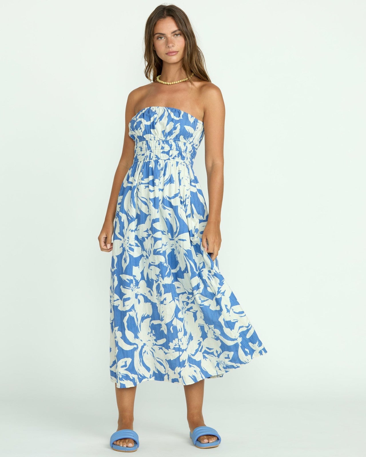 In The Sky Midi Dress - True Blue | Billabong Women