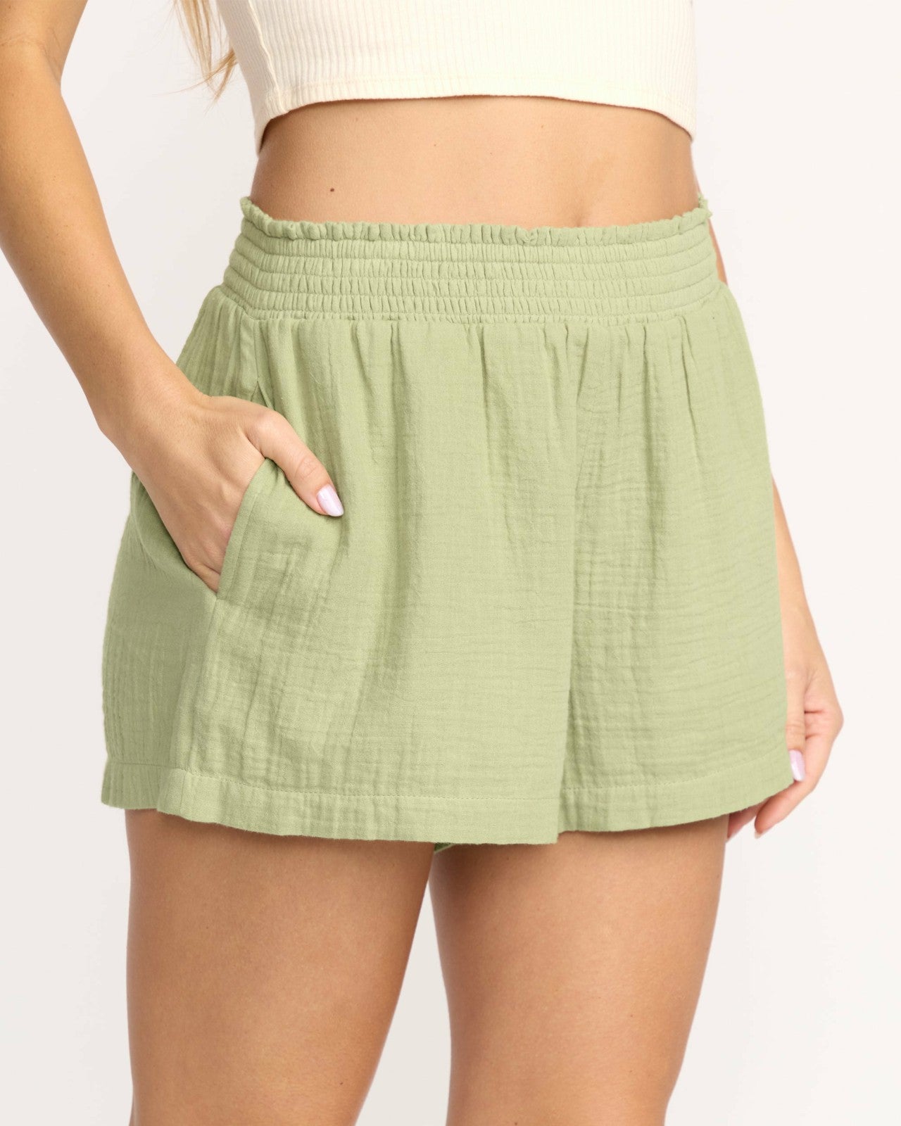 In The Waves Short - Avocado | Billabong Women