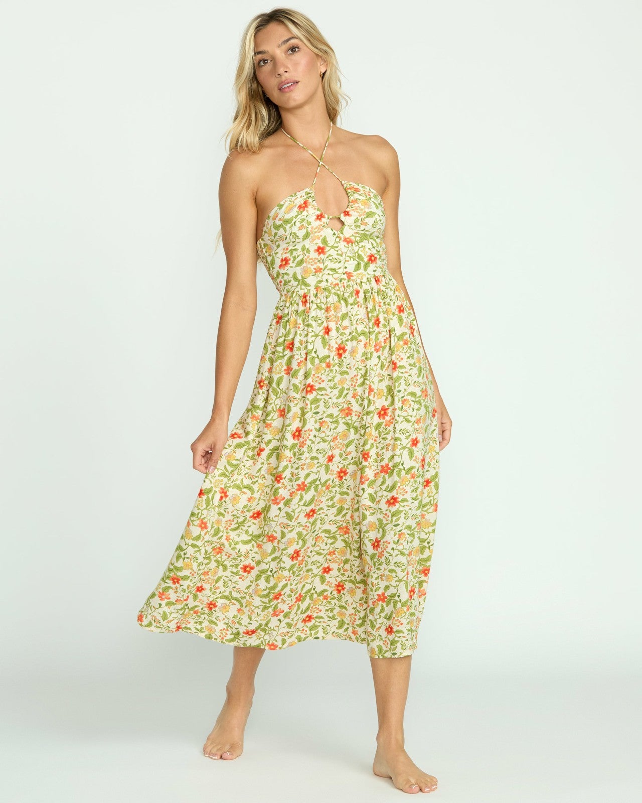 In Your Heart Midi Dress - Multi | Billabong Women
