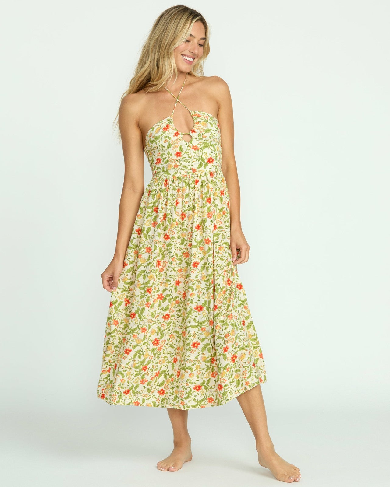 In Your Heart Midi Dress - Multi | Billabong Women