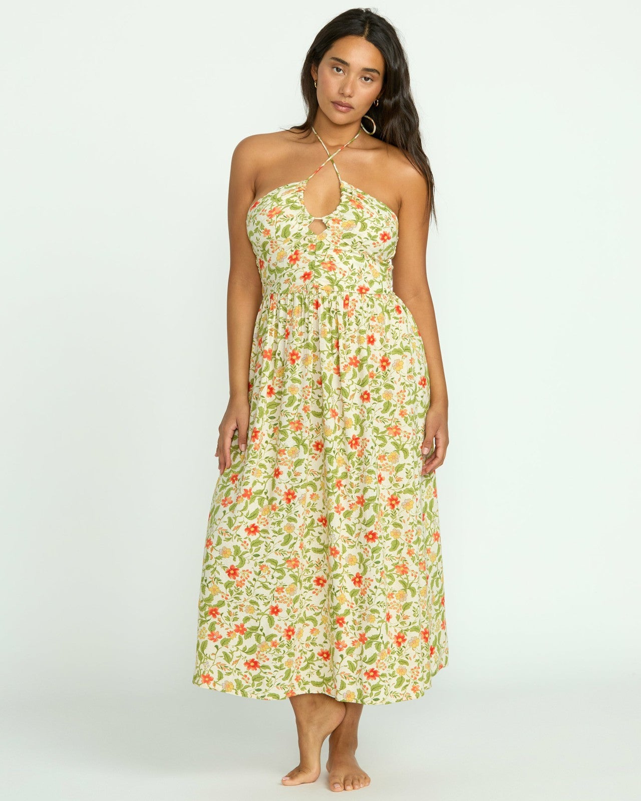 In Your Heart Midi Dress - Multi | Billabong Women
