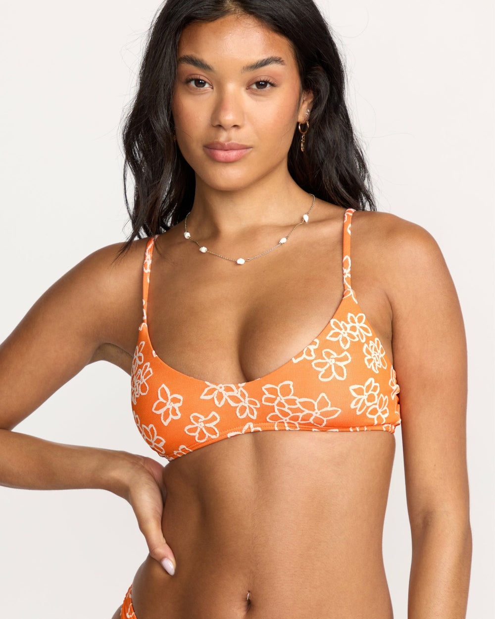 Josie Have It All V Bralette Bikini Top - Orange Pop | Billabong Women