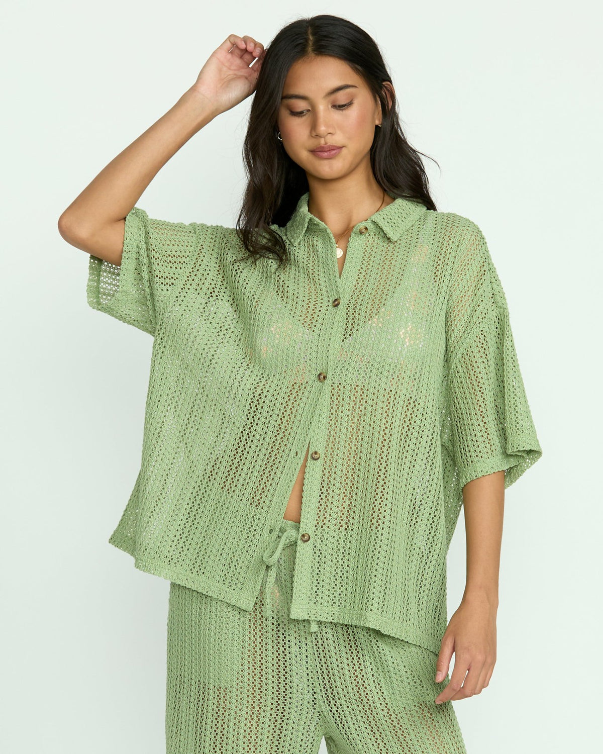 Largo Overshirt - Pistachio | Billabong Women