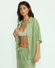 Largo Overshirt - Pistachio | Billabong Women
