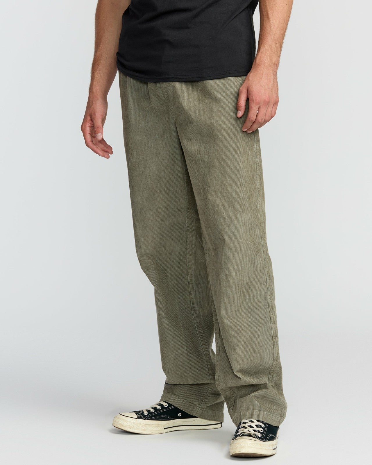 Larry Elastic Waist Corduroy Pants - Green Ash | Billabong Men