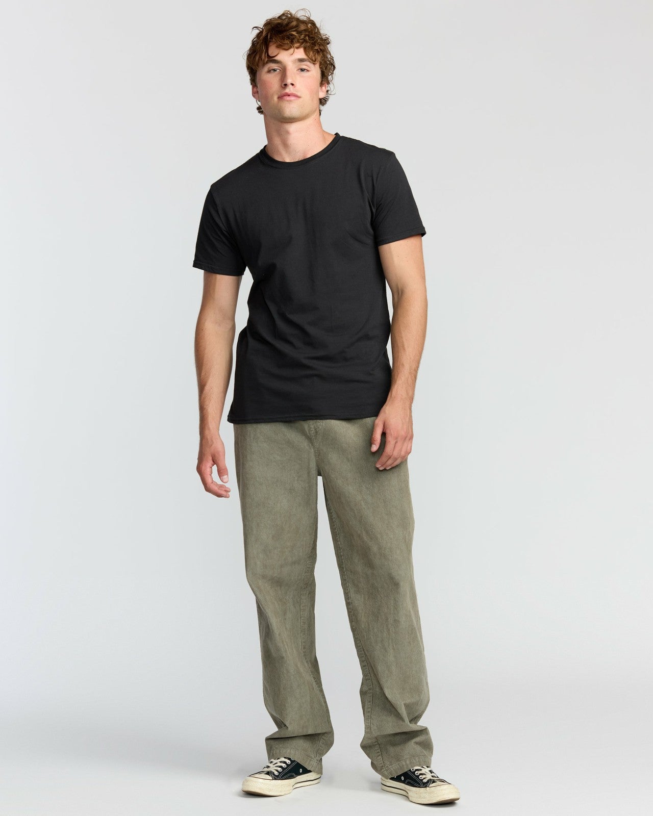 Larry Elastic Waist Corduroy Pants - Green Ash | Billabong Men