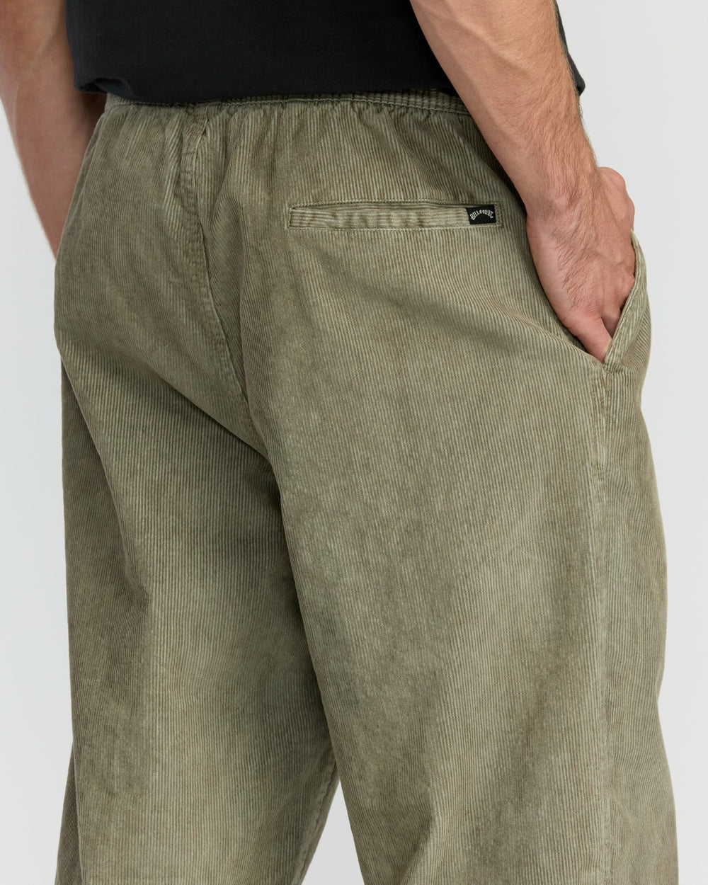 Larry Elastic Waist Corduroy Pants - Green Ash | Billabong Men
