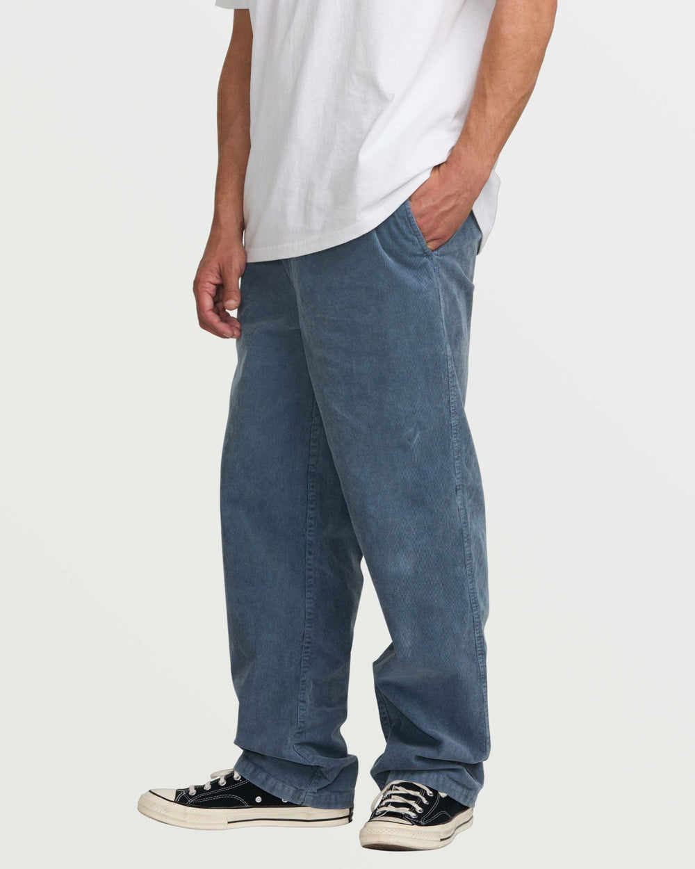 Larry Elastic Waist Corduroy Pants - Slate Blue | Billabong Men