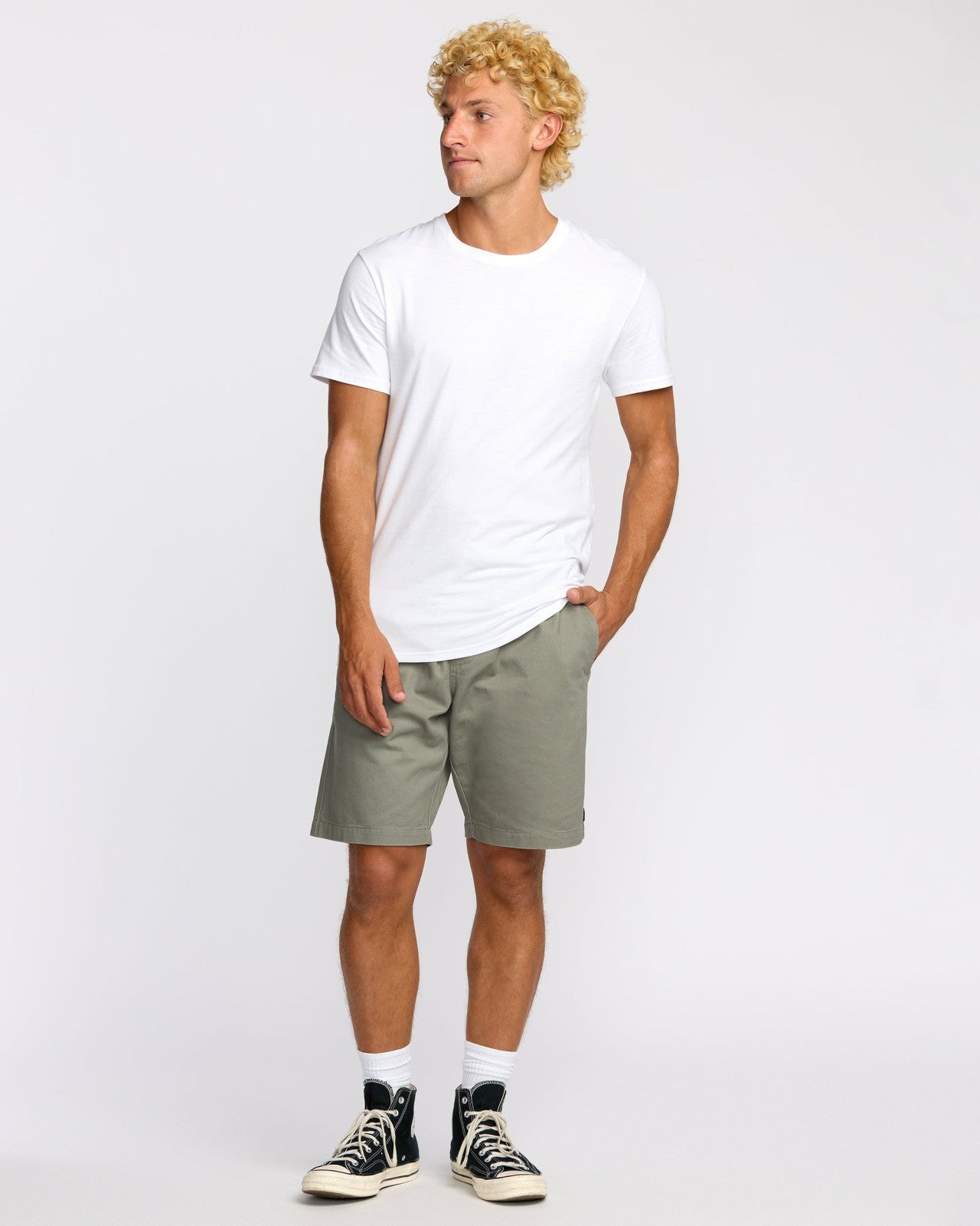 Larry Laybacks 19" Twill Shorts - Green Ash | Billabong Men