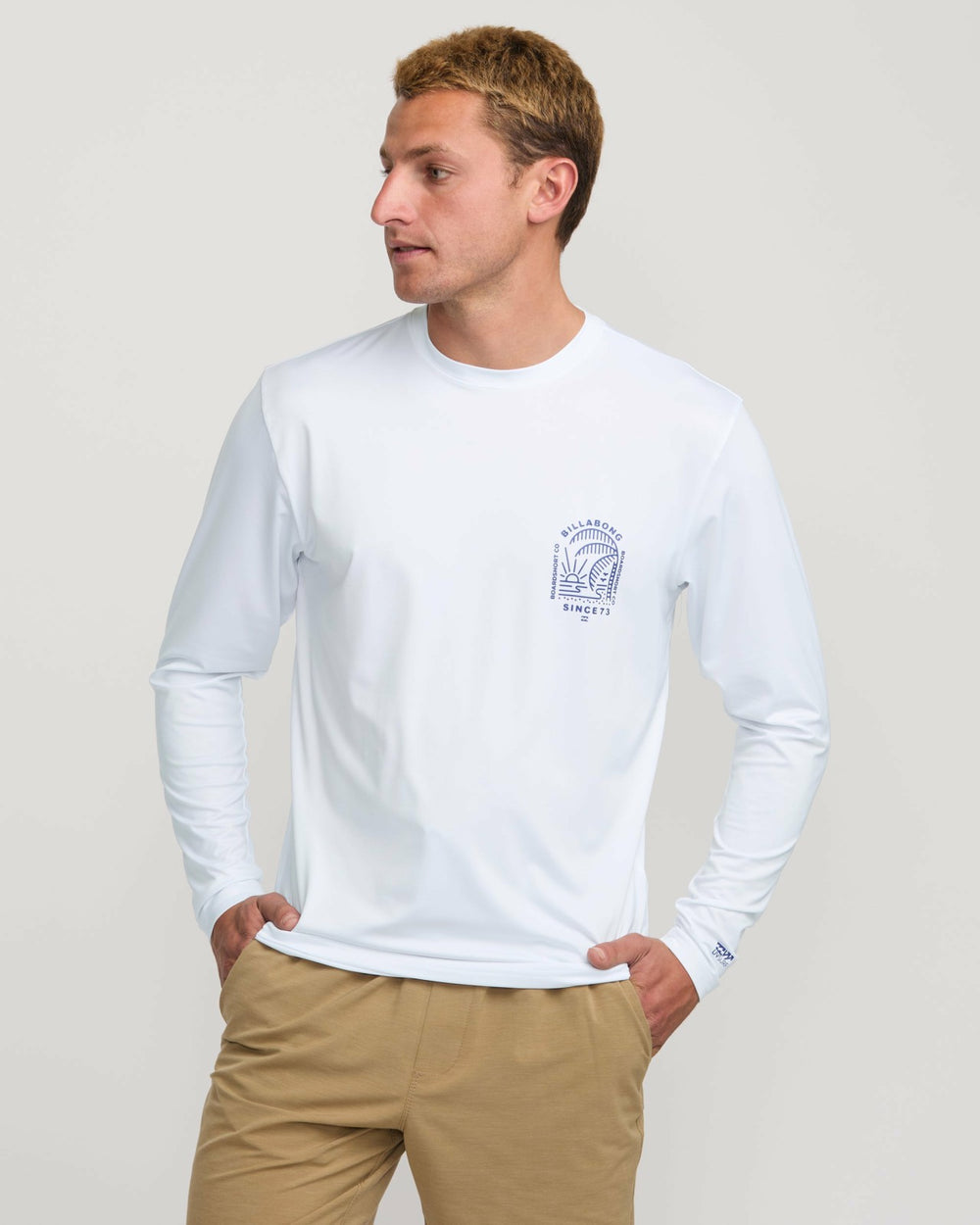 Last Night Loose Fit Long Sleeve Surf Tee - White | Billabong Men