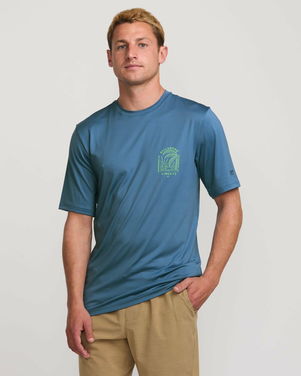 Last Night Loose Fit Short Sleeve Surf Tee - Bay Blue | Billabong Men