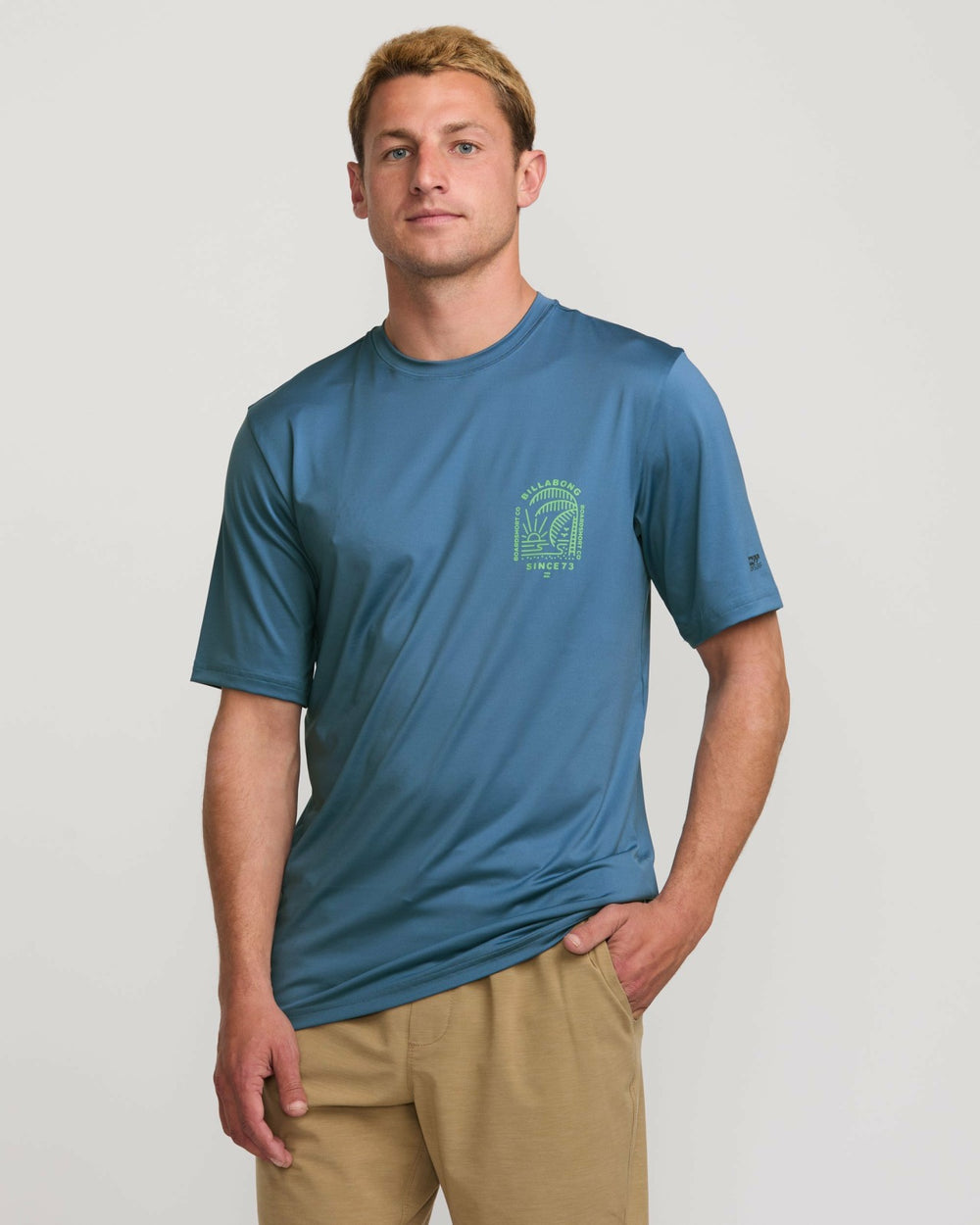 Last Night Loose Fit Short Sleeve Surf Tee - Bay Blue | Billabong Men