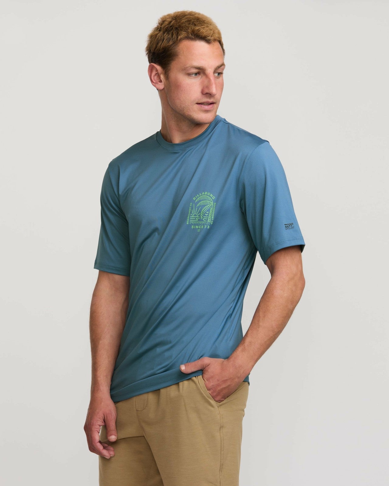 Last Night Loose Fit Short Sleeve Surf Tee - Bay Blue | Billabong Men