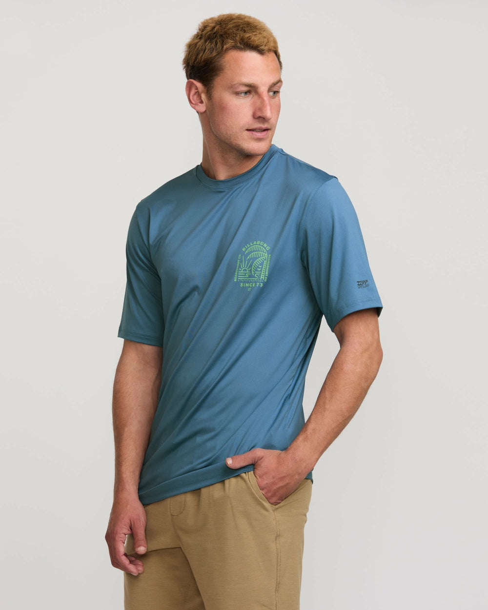 Last Night Loose Fit Short Sleeve Surf Tee - Bay Blue | Billabong Men