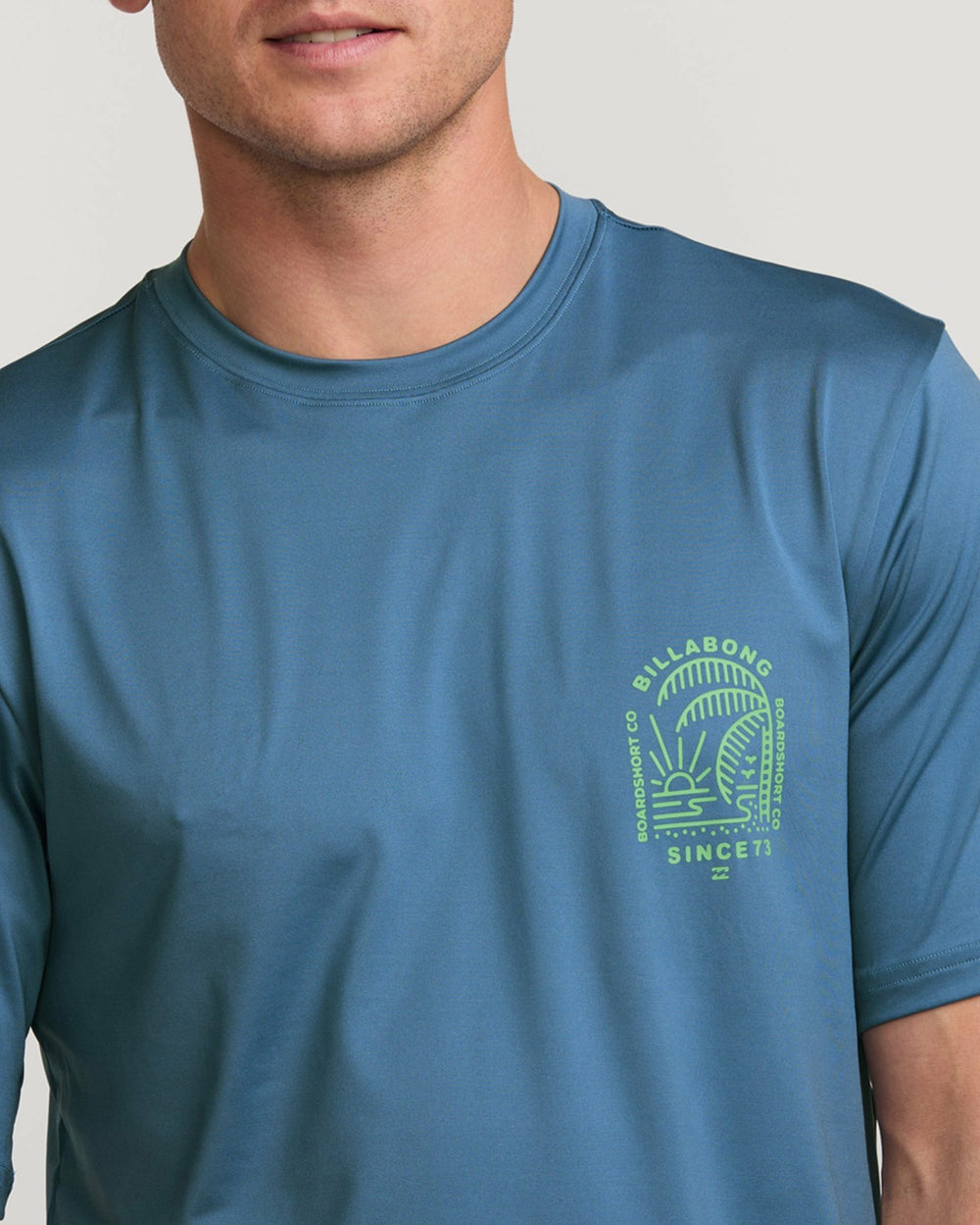 Last Night Loose Fit Short Sleeve Surf Tee - Bay Blue | Billabong Men