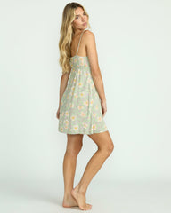 Last Sunset Mini Dress - Pistachio | Billabong Women
