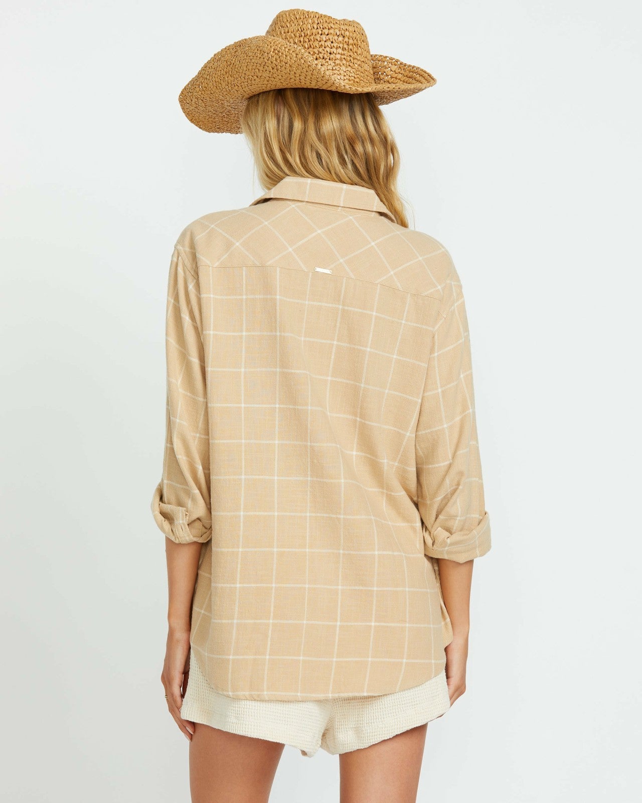 Layer Up Long Sleeve Shirt - Khaki | Billabong Women