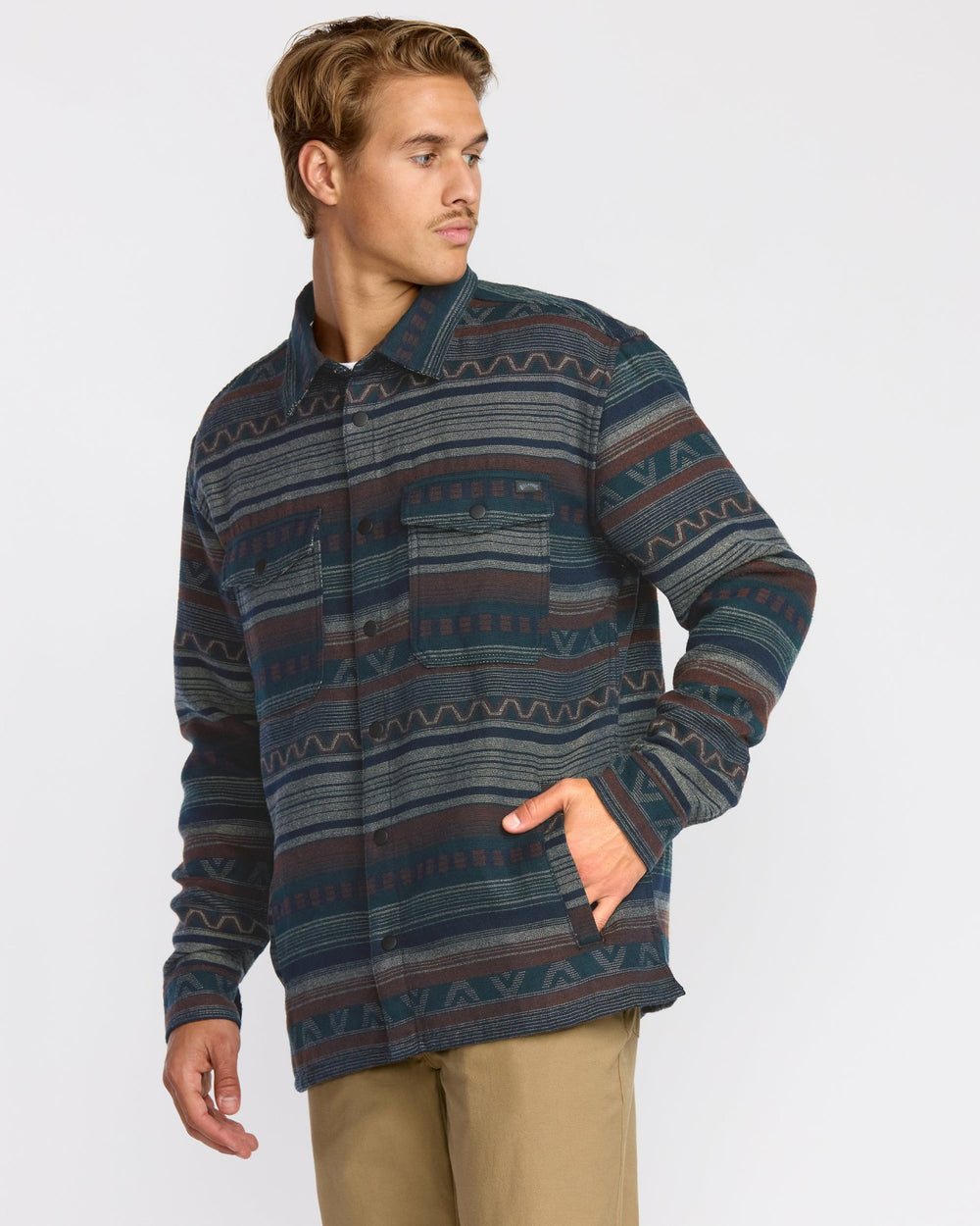 Lodge Long Sleeve Shirt - Chino | Billabong Men
