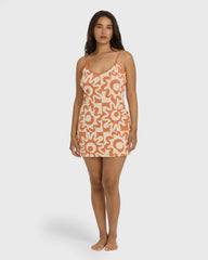 Lost Waves Knit Mini Dress - Sunburnt | Billabong Women
