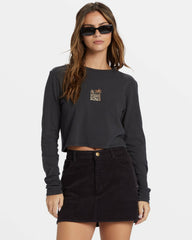 Marina Corduroy Skirt - Black Pebble | Billabong Women