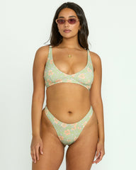 More To Sea Cami Plunge Bikini Top - Pistachio | Billabong Women