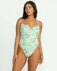 Morning Swell Morgan One-Piece Swimsuit - Multi | Billabong Women