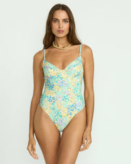Morning Swell Morgan One-Piece Swimsuit - Multi | Billabong Women