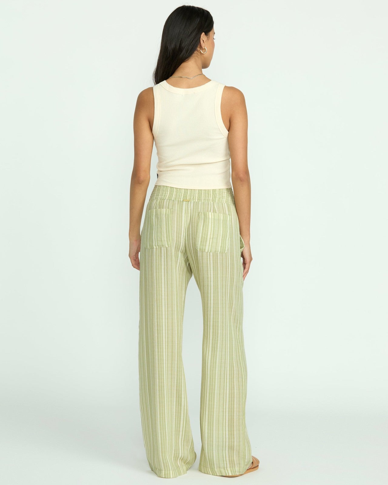 New Waves 2 Elastic Waist Pants - Avocado | Billabong Women