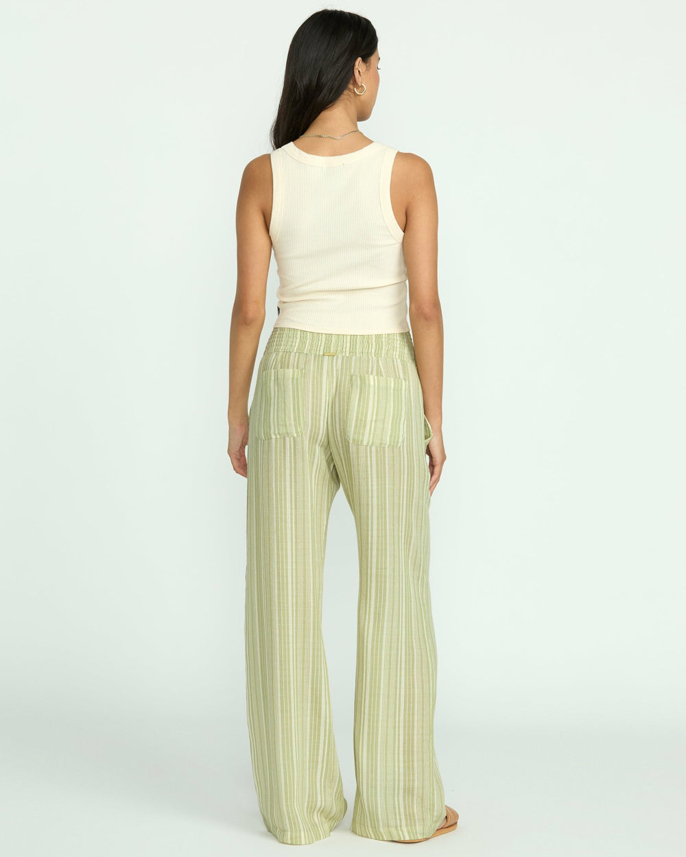 New Waves 2 Elastic Waist Pants - Avocado | Billabong Women