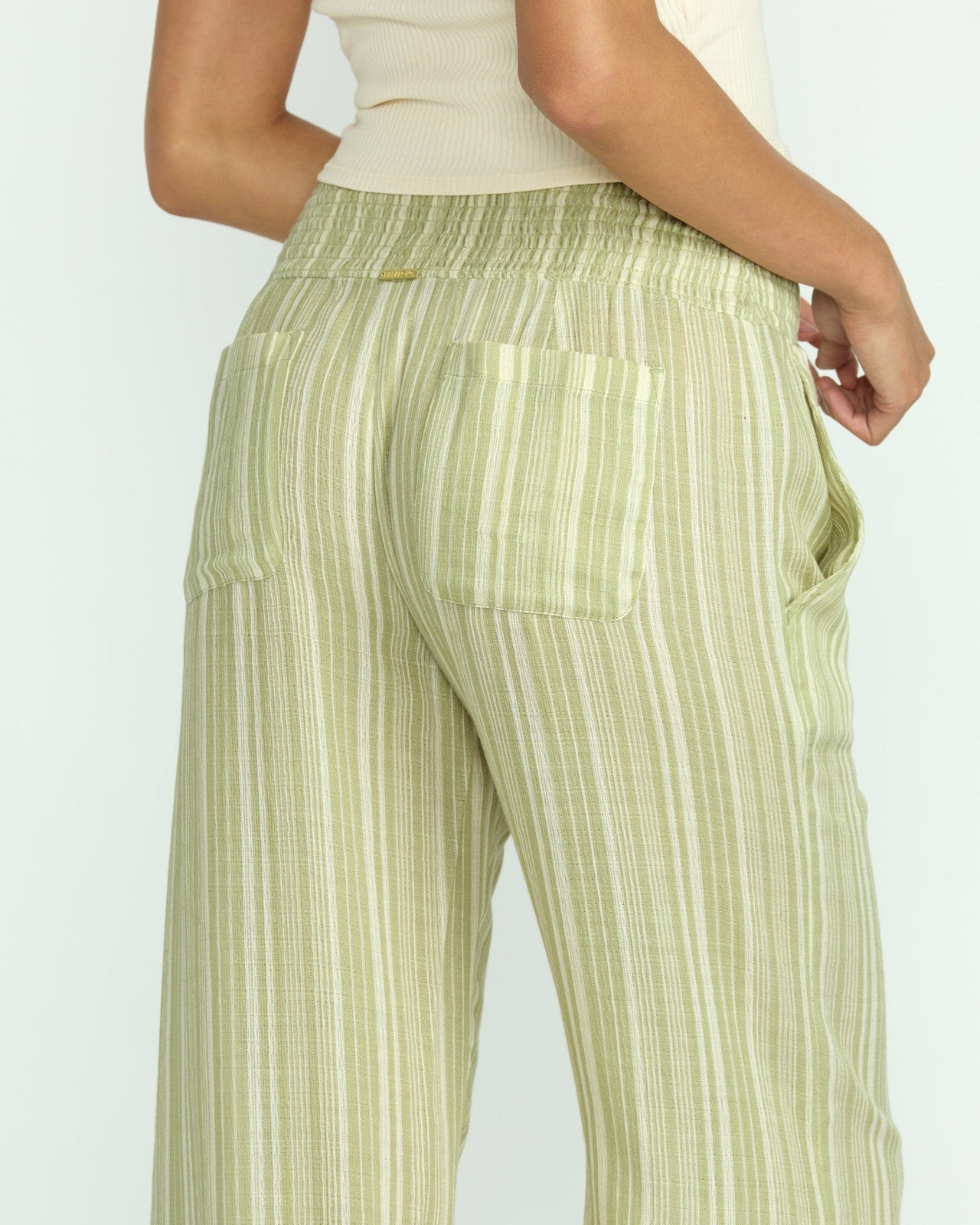 New Waves 2 Elastic Waist Pants - Avocado | Billabong Women