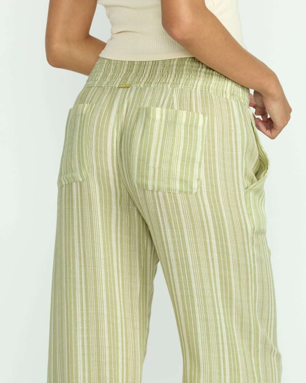 New Waves 2 Elastic Waist Pants - Avocado | Billabong Women