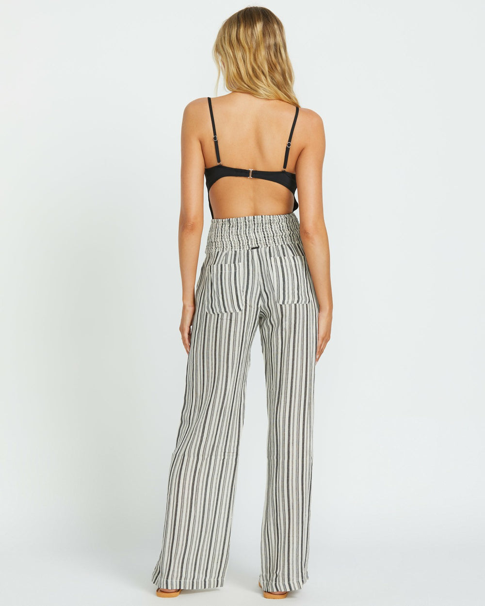 New Waves 2 Elastic Waist Pants - Black Pebble | Billabong Women