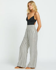 New Waves 2 Elastic Waist Pants - Black Pebble | Billabong Women