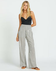 New Waves 2 Elastic Waist Pants - Black Pebble | Billabong Women