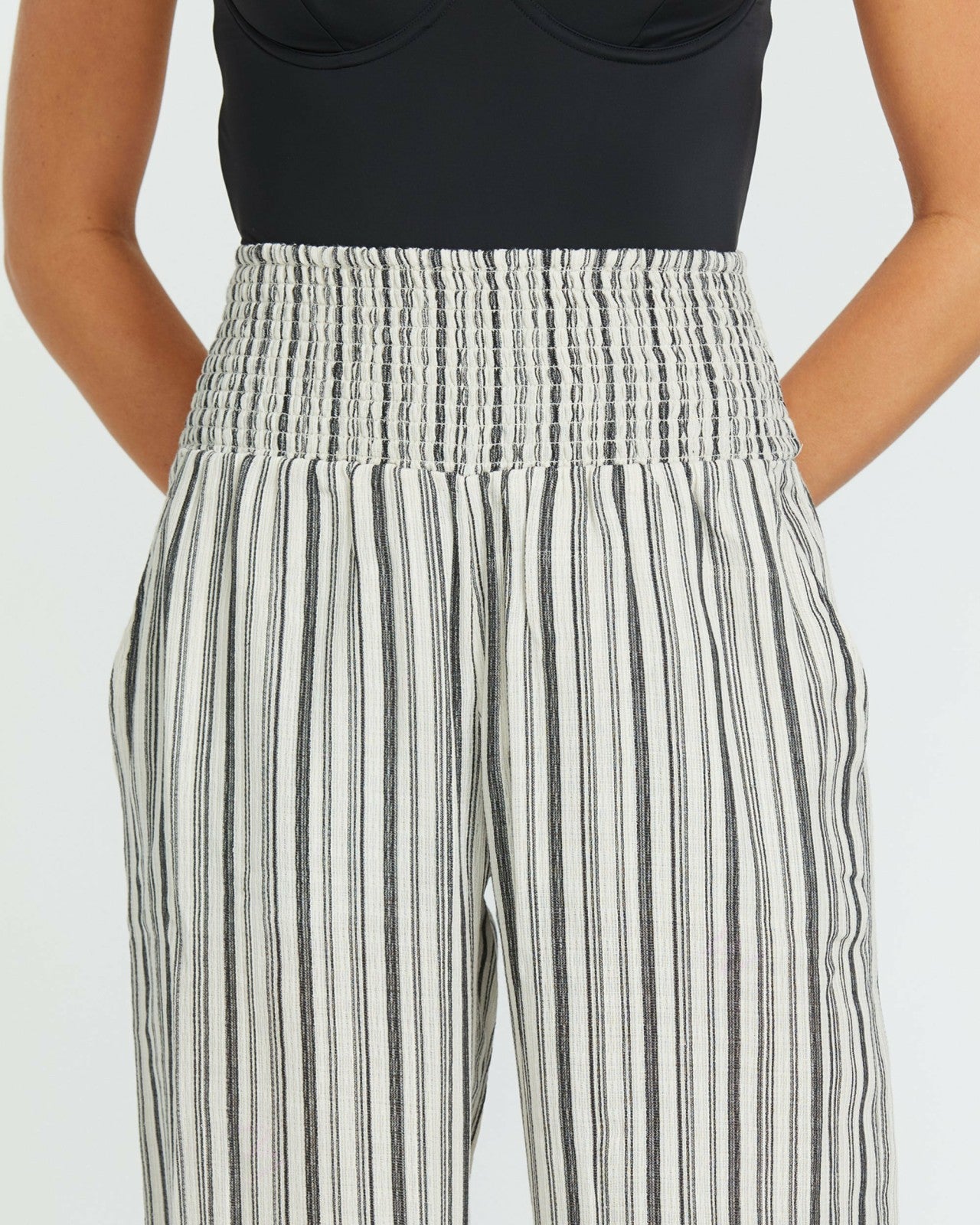 New Waves 2 Elastic Waist Pants - Black Pebble | Billabong Women