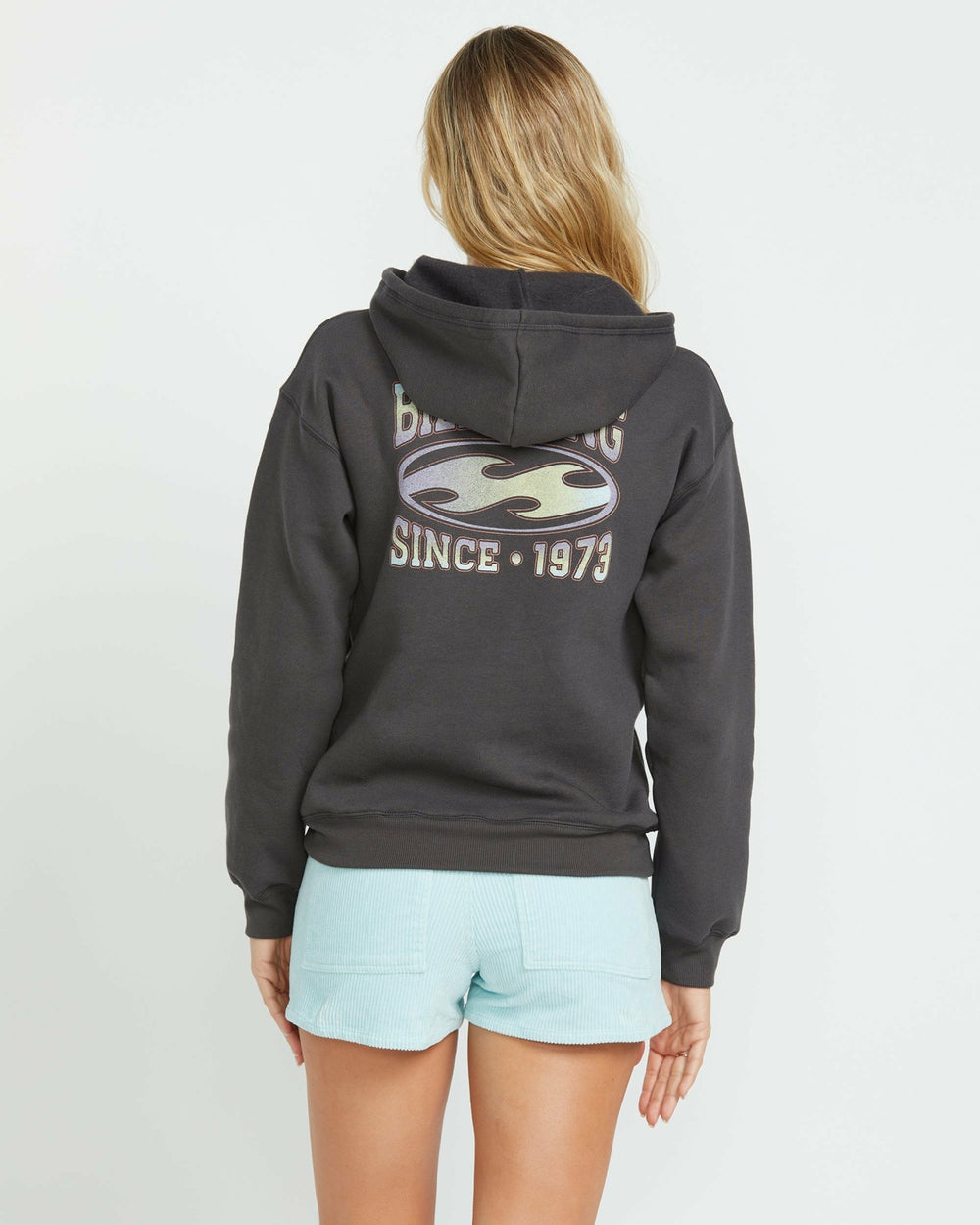 Nice Vibes Po Hoodie - Off Black | Billabong Women