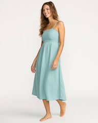 Off The Coast Dress - Blue Fog | Billabong Women