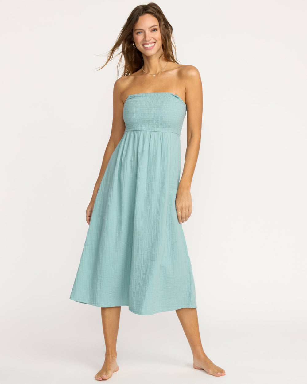 Off The Coast Dress - Blue Fog | Billabong Women