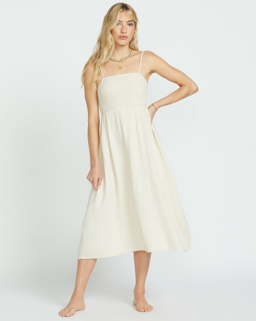 Off The Coast Dress - Whitecap | Billabong Women